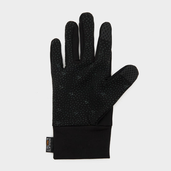 Young Rider Patterson Thermo Riding Gloves Black