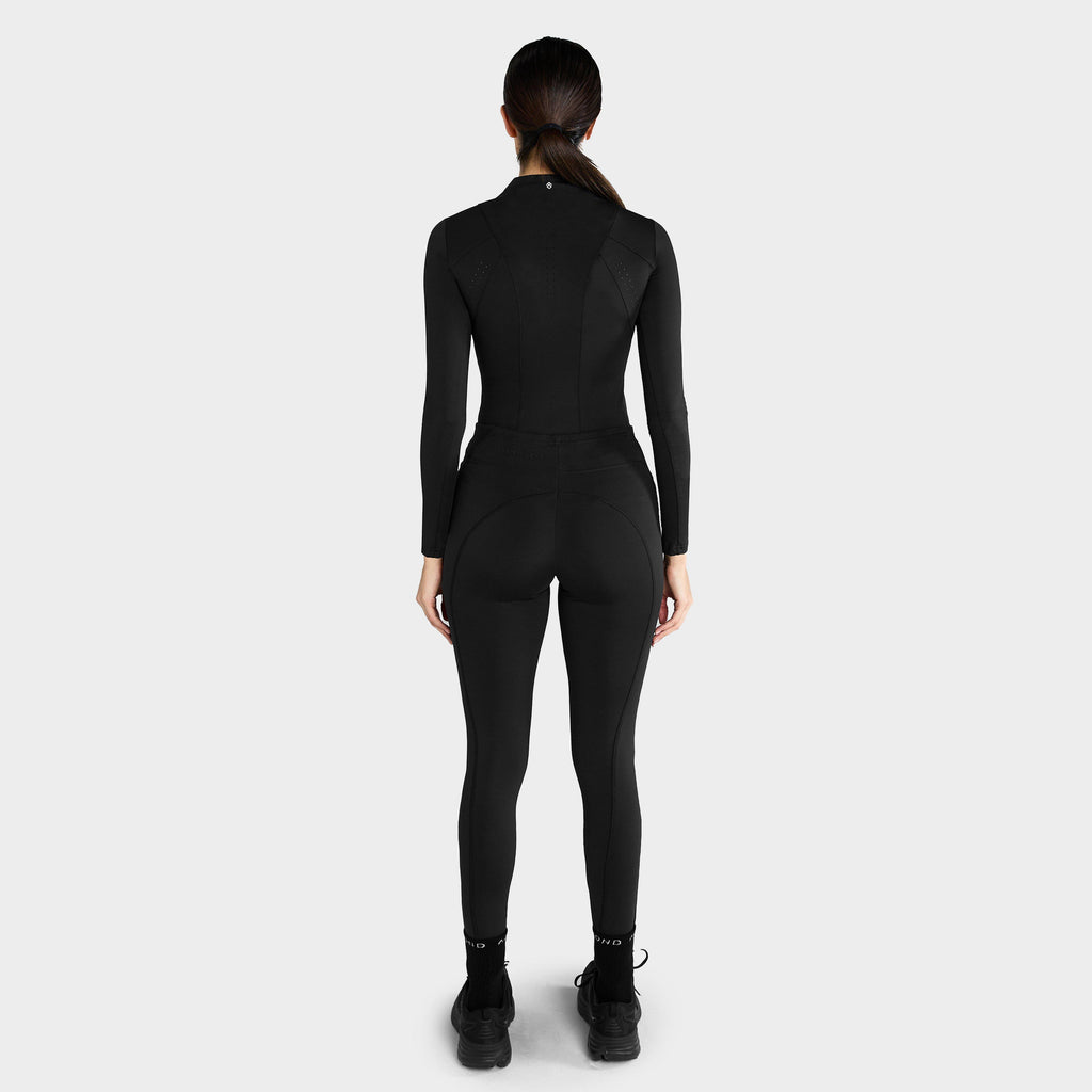 Womens Core Long Sleeve Base Layer Black