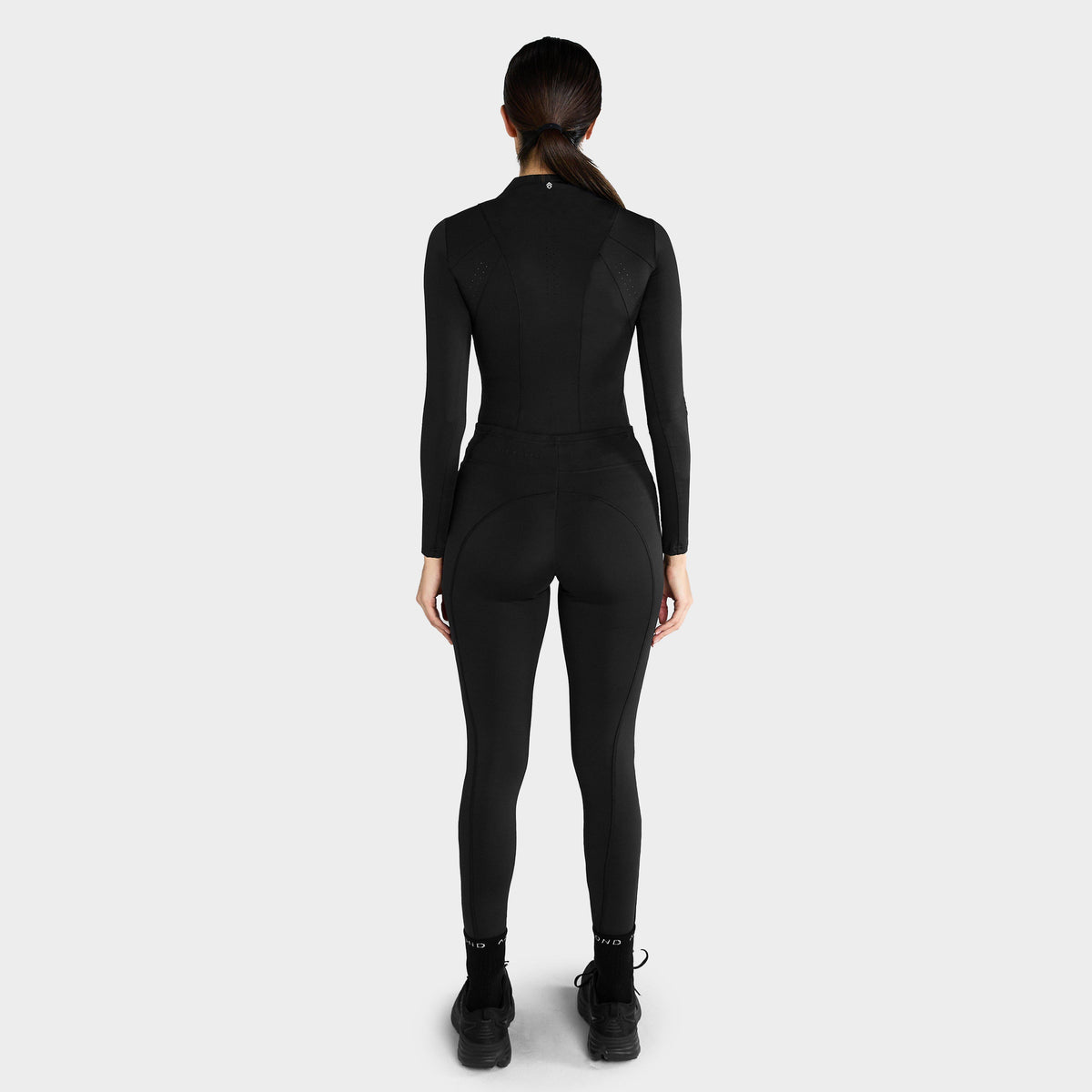Womens Core Long Sleeve Base Layer Black