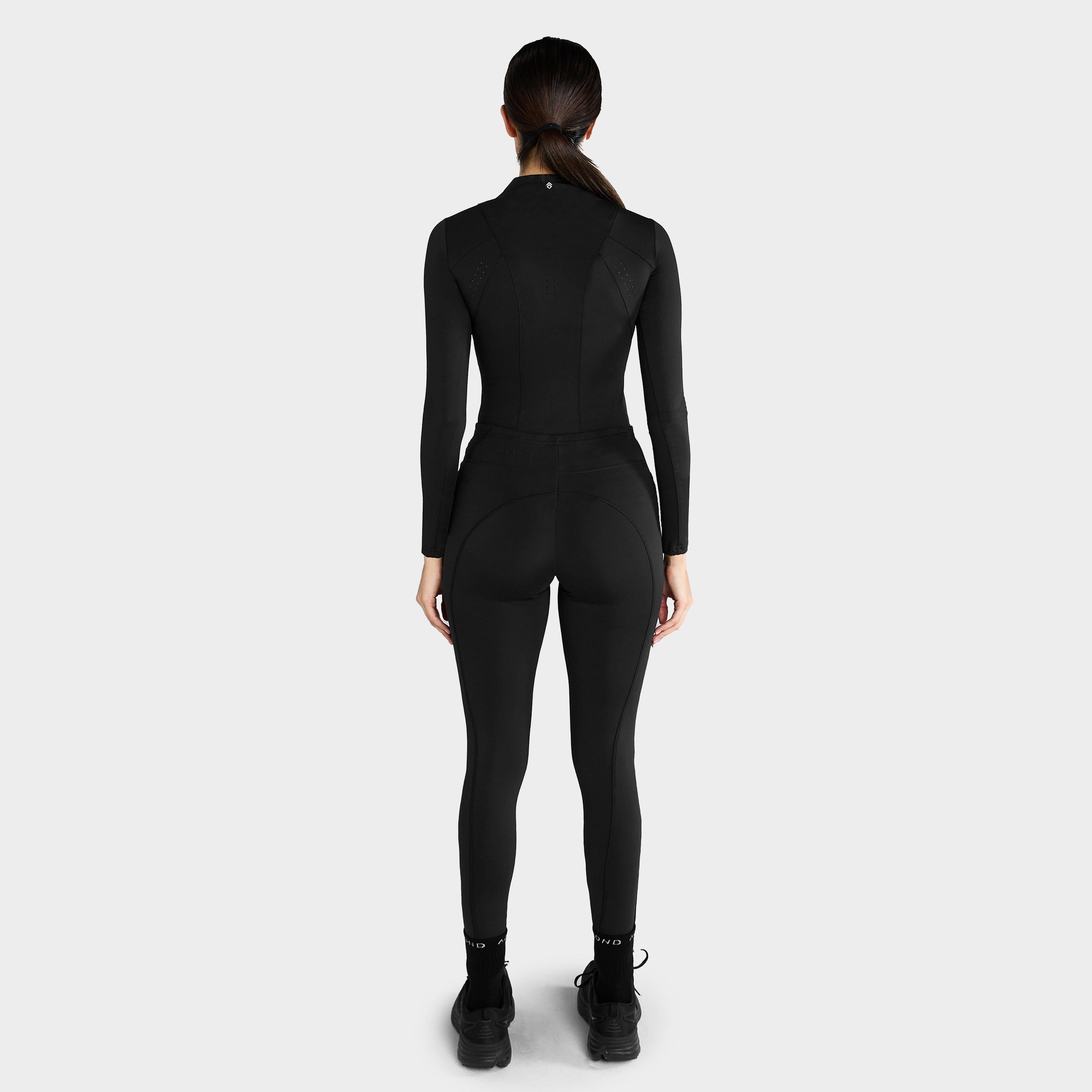 Womens Core Long Sleeve Base Layer Black
