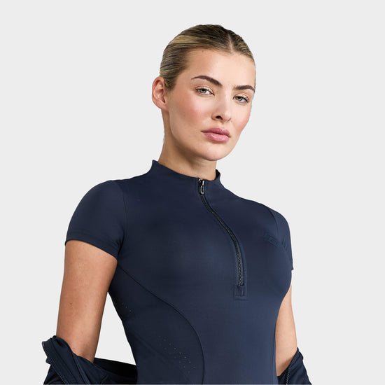 Womens Core Short Sleeve Base Layer Navy