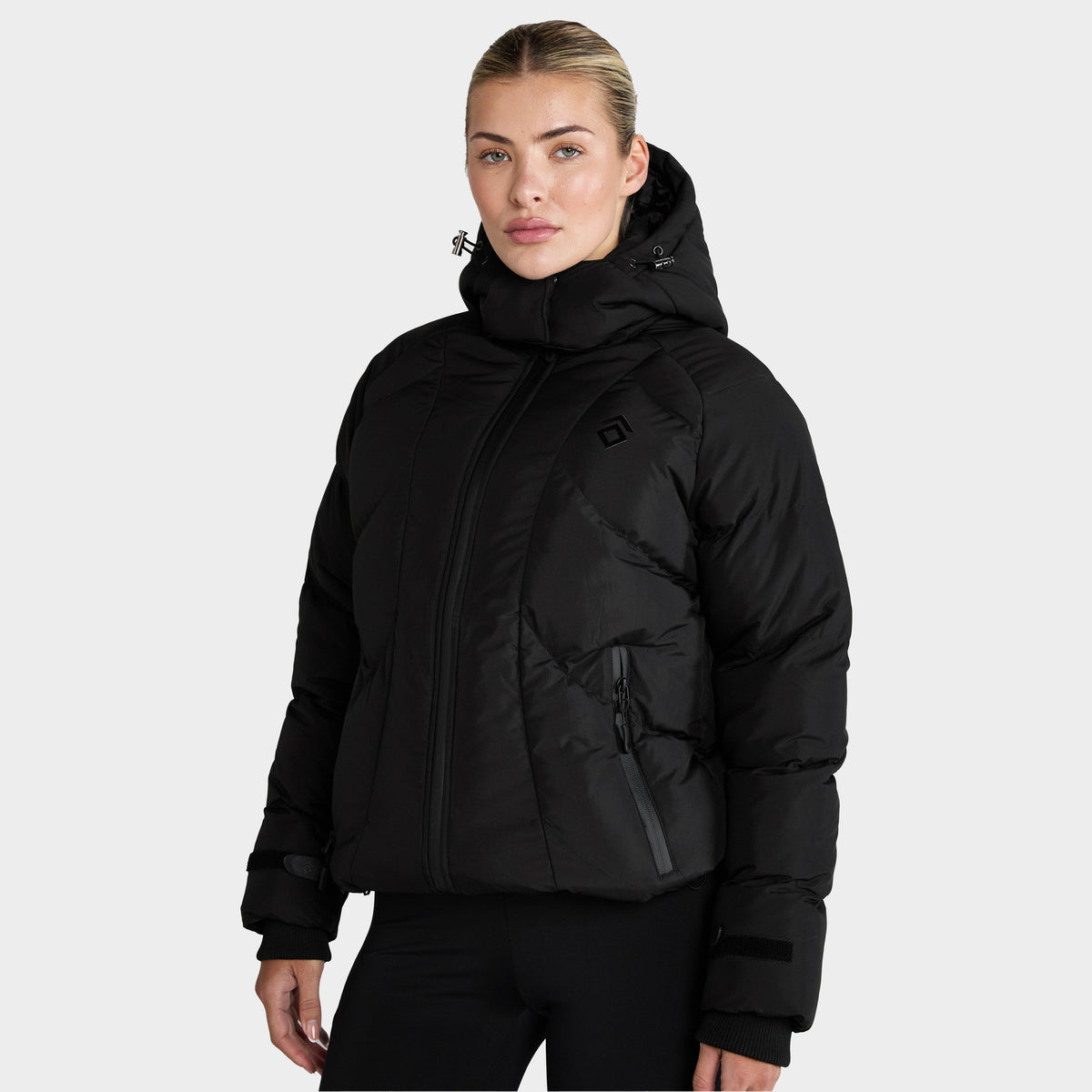 Womens Puffer Coat Black