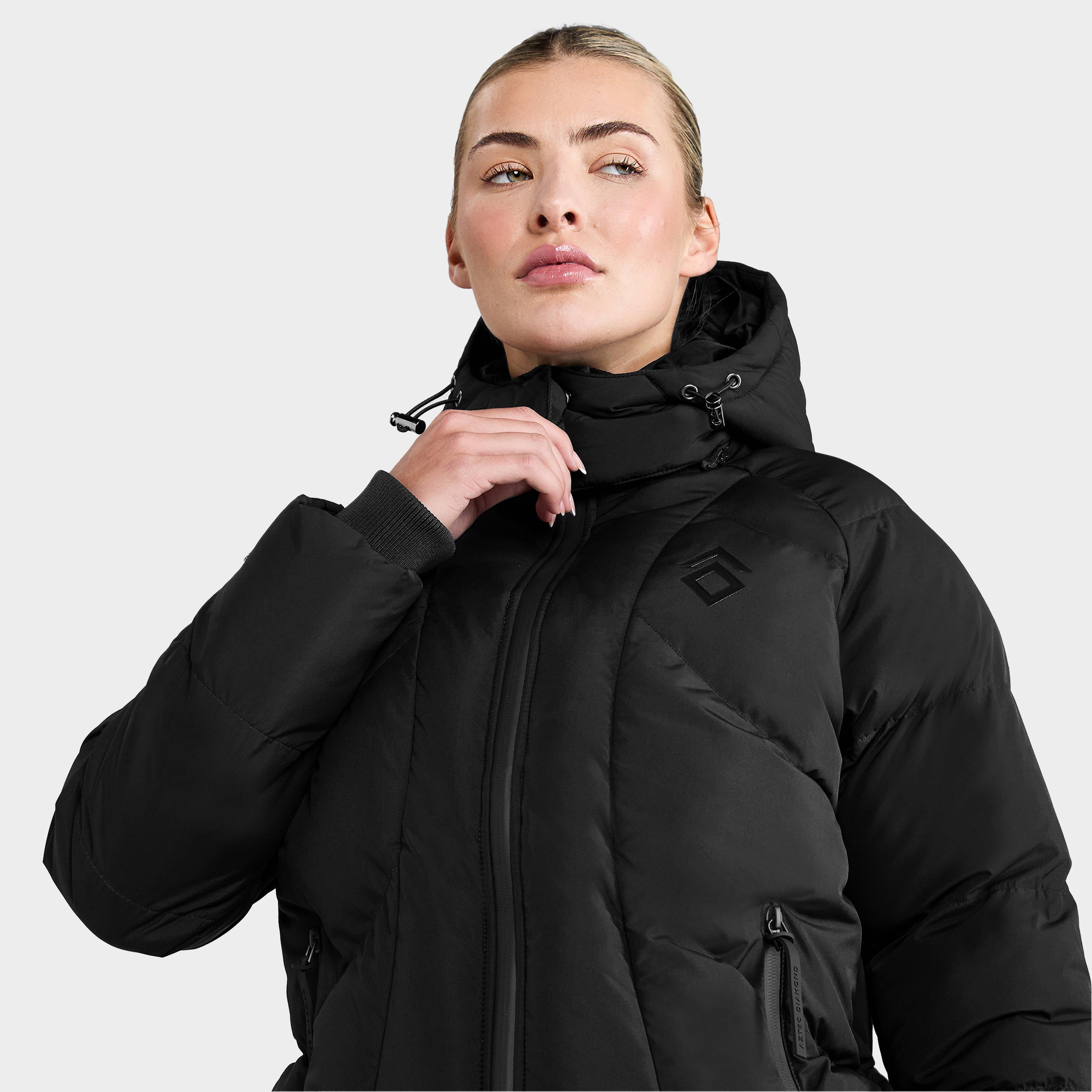 Womens Puffer Coat Black