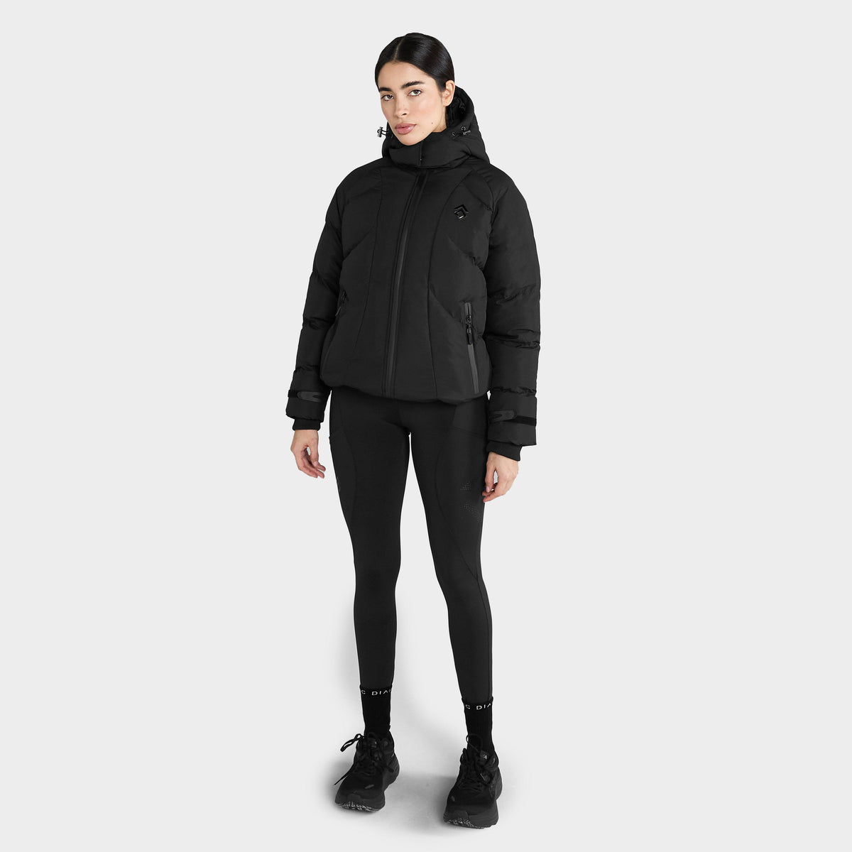 Womens Puffer Coat Black