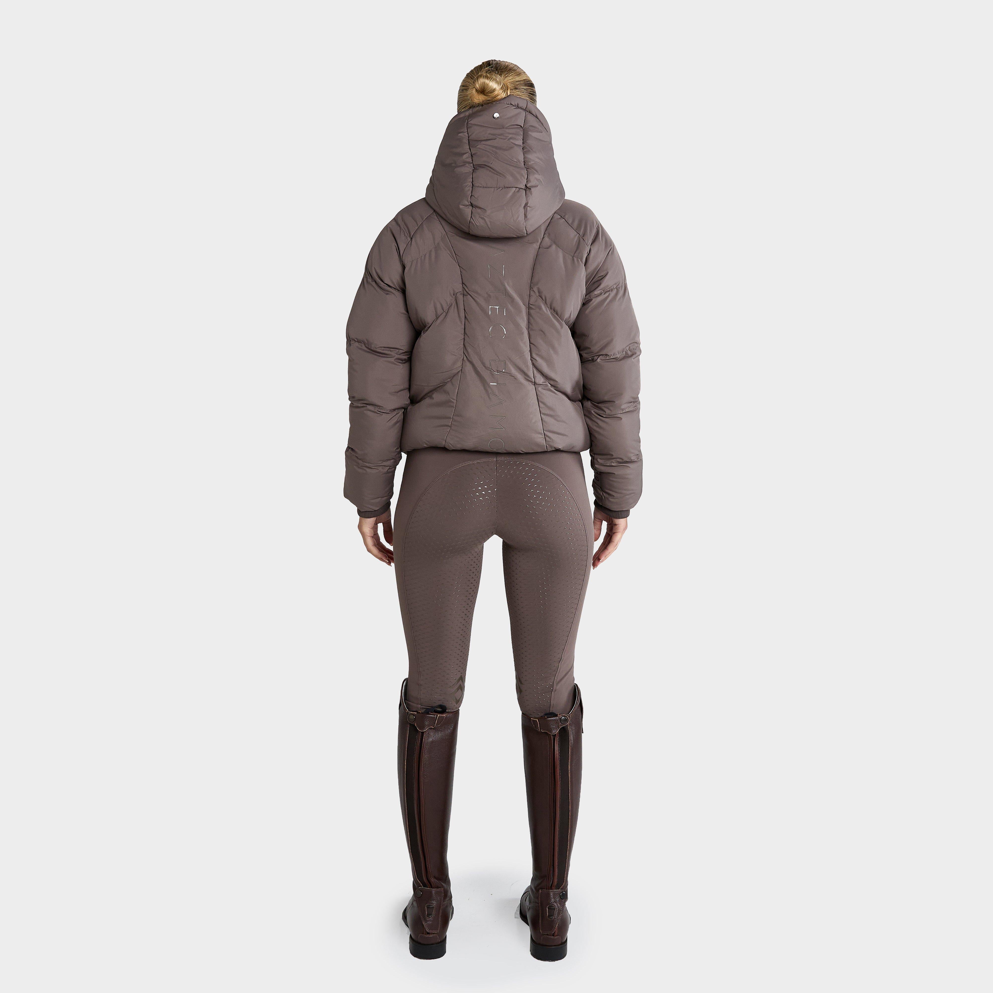 Womens Puffer Coat Fawn