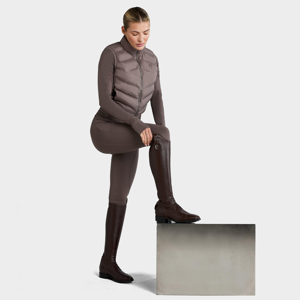 Womens Core Full Seat Leggings Fawn