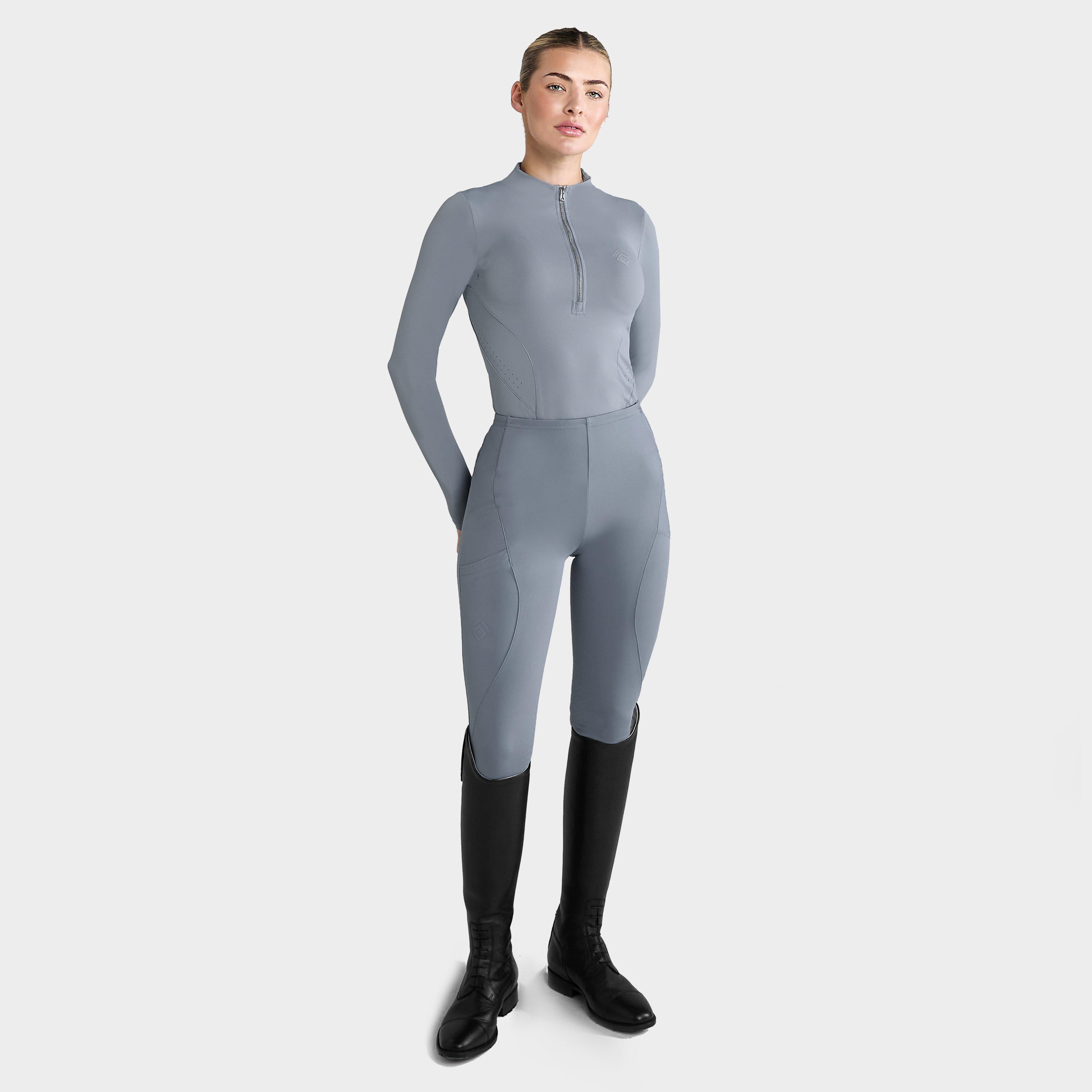 Womens Core Full Seat Leggings Ash Blue