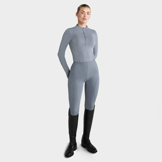 Womens Core Full Seat Leggings Ash Blue