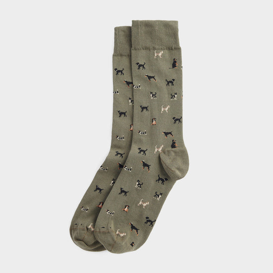 Mens Mavin Socks Olive/Dog