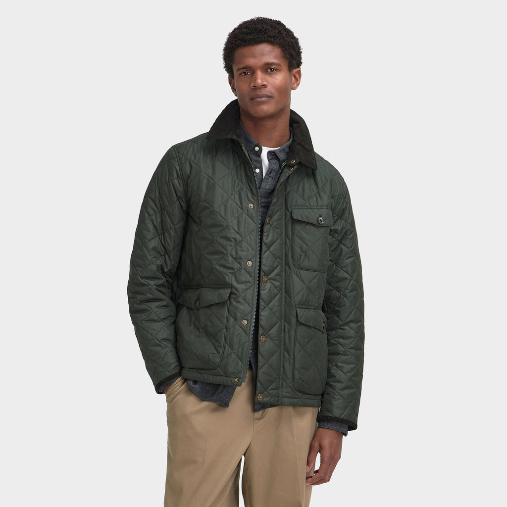 Mens Hornby Quilted Jacket Sage