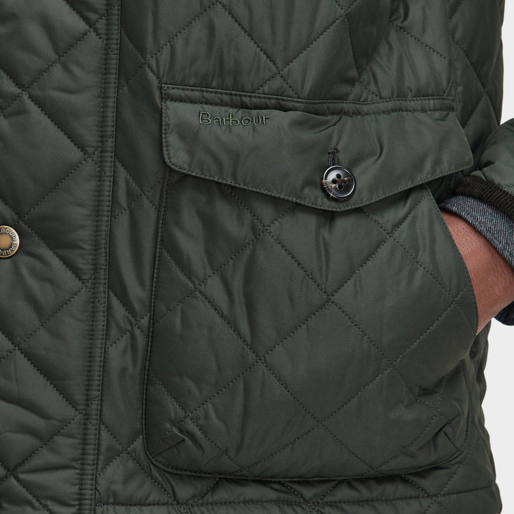 Mens Hornby Quilted Jacket Sage