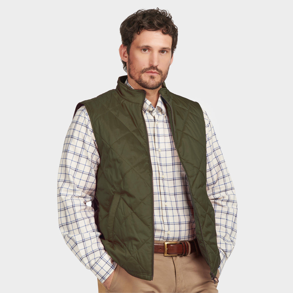 Mens Finn Gilet Olive