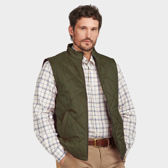 Mens Finn Gilet Olive