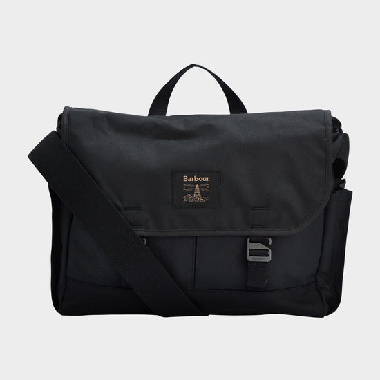 Field Wax Messenger Bag Black