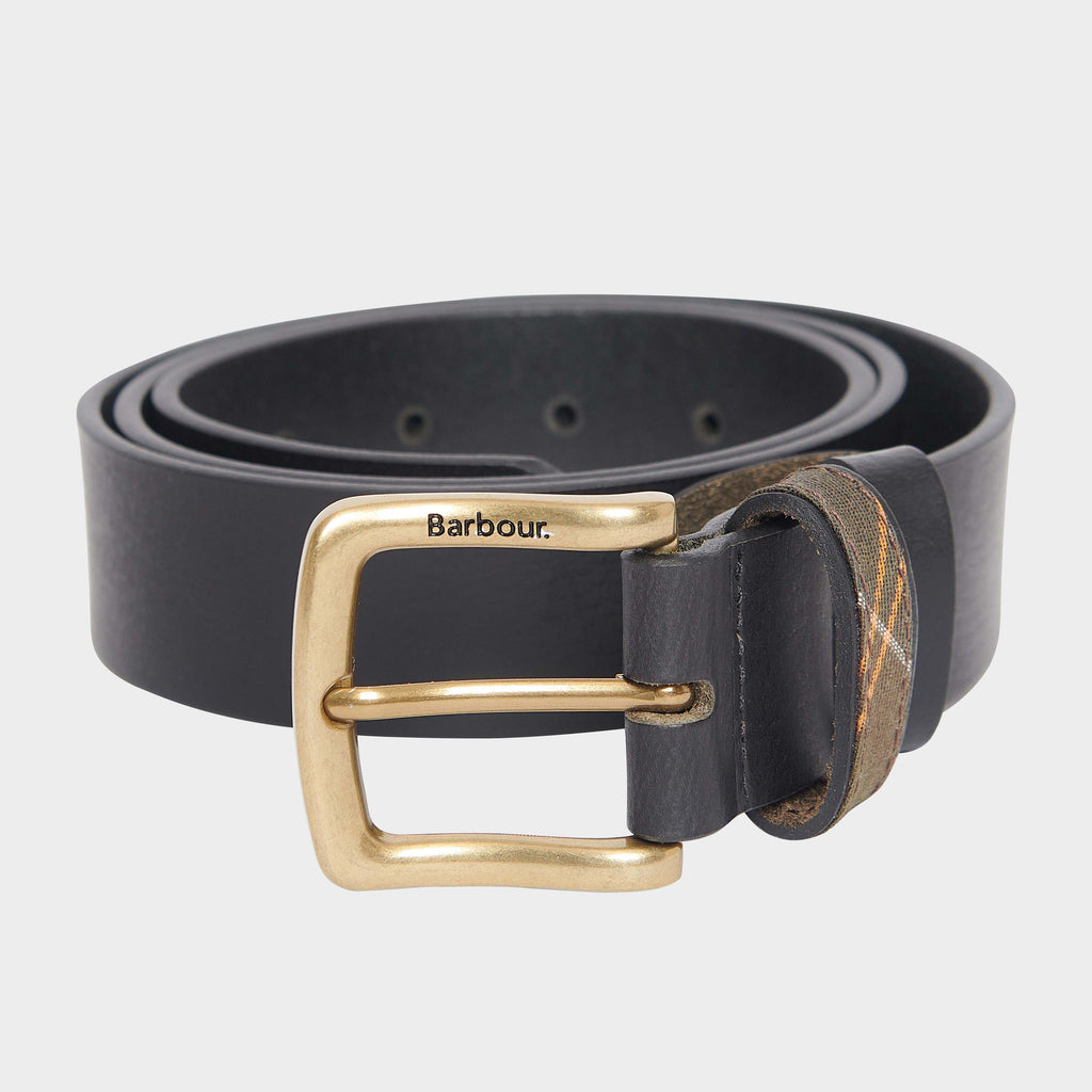 Mens Esk Leather Belt Black