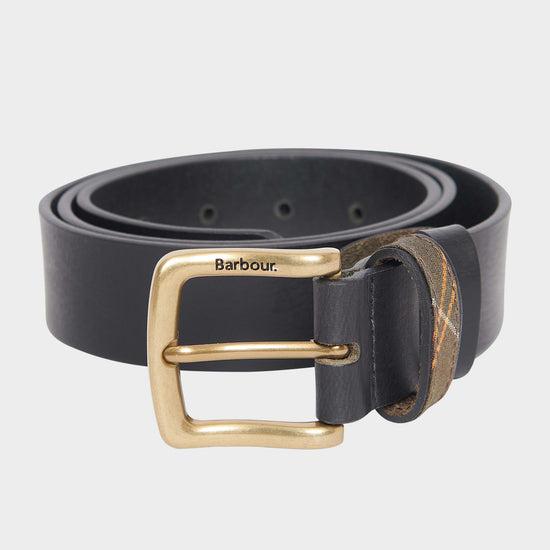 Mens Esk Leather Belt Black