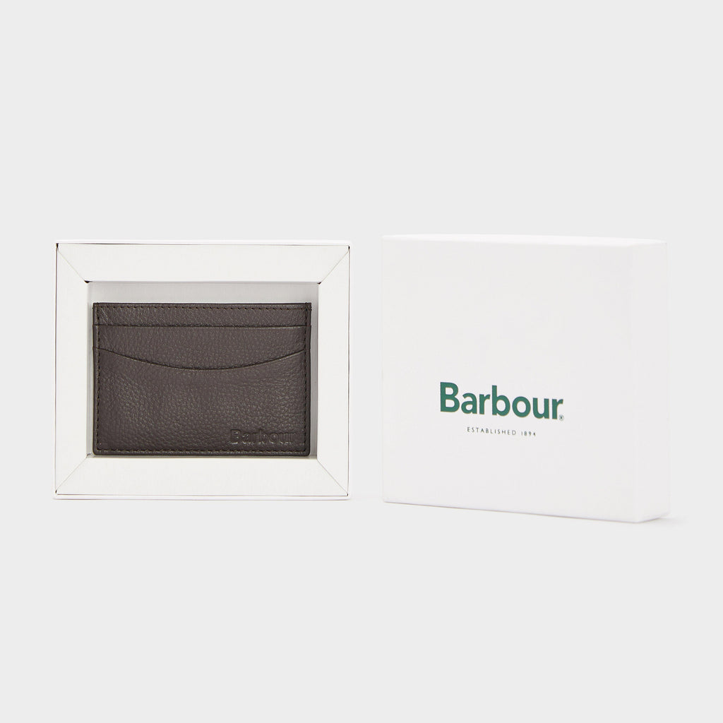Amble Leather Card Holder Dark Brown