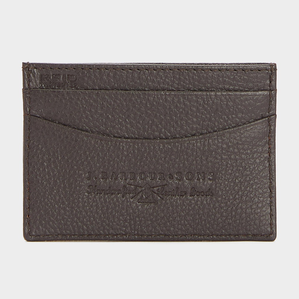 Amble Leather Card Holder Dark Brown