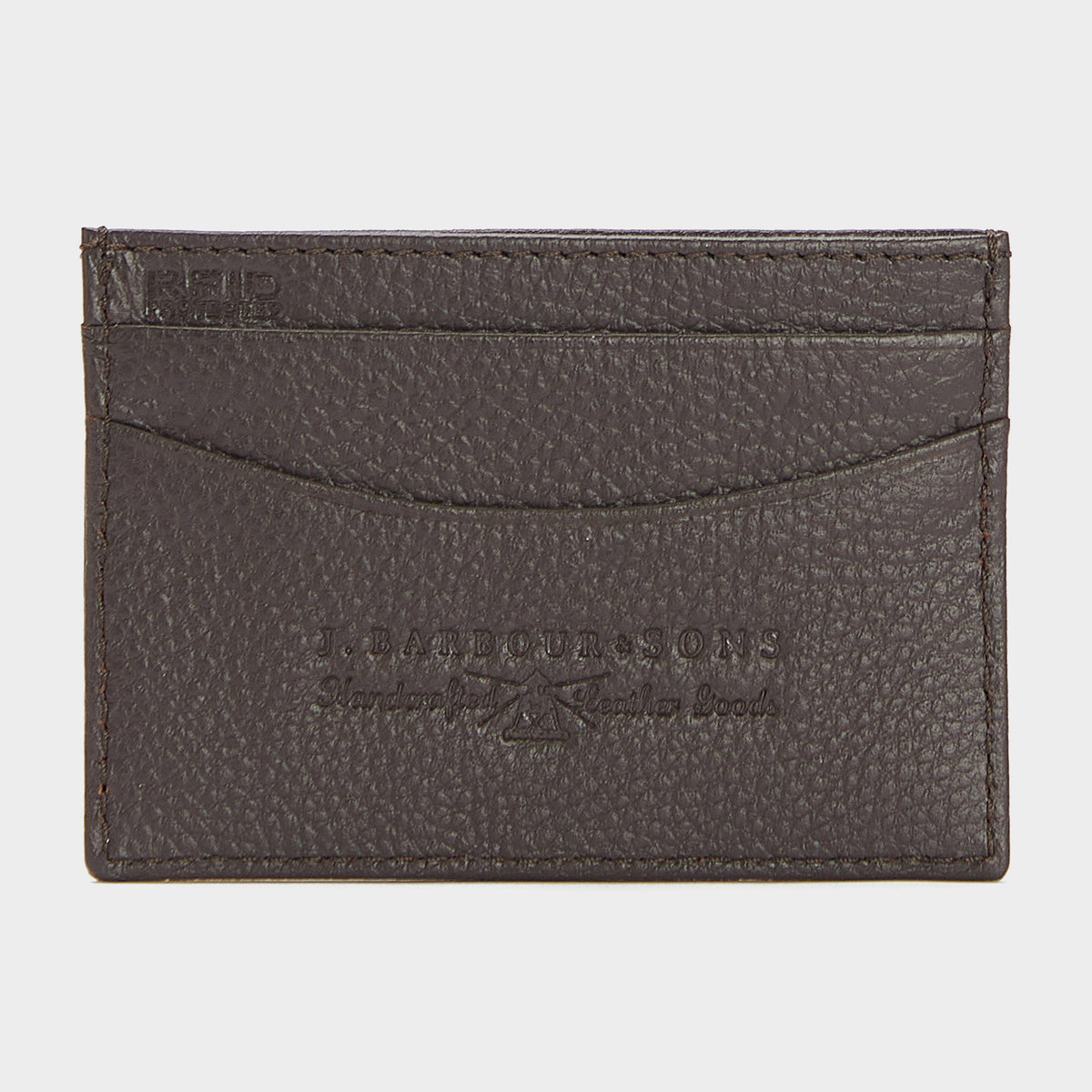 Amble Leather Card Holder Dark Brown