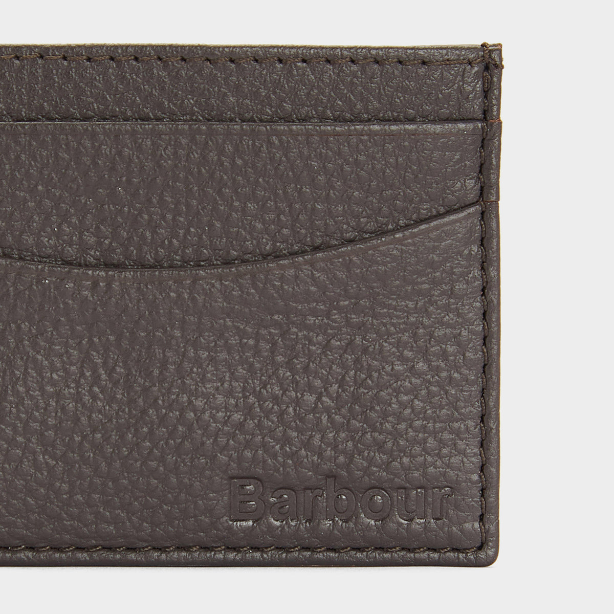 Amble Leather Card Holder Dark Brown
