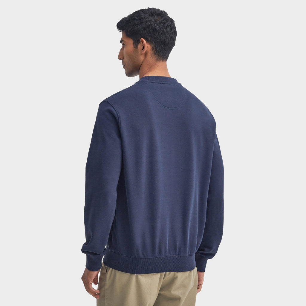Mens Beckhill Crew Neck Sweatshirt Navy