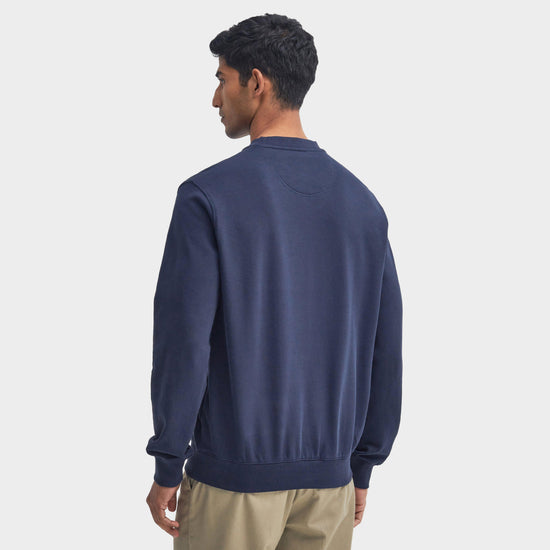 Mens Beckhill Crew Neck Sweatshirt Navy