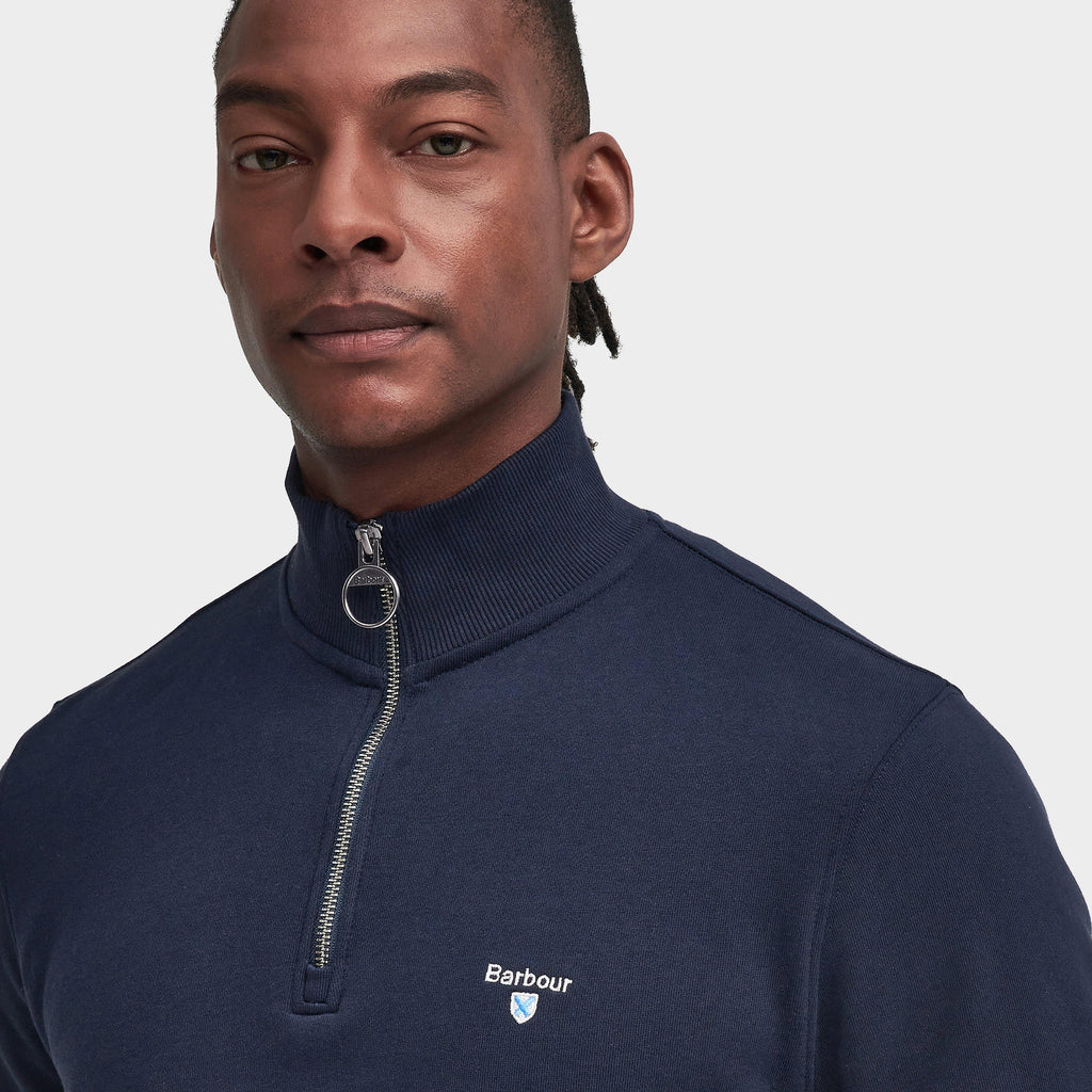Mens Beckhill Half Zip Sweatshirt Navy
