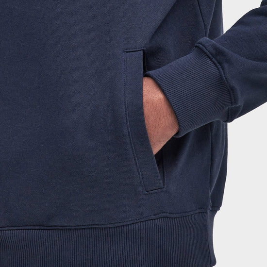 Mens Beckhill Half Zip Sweatshirt Navy