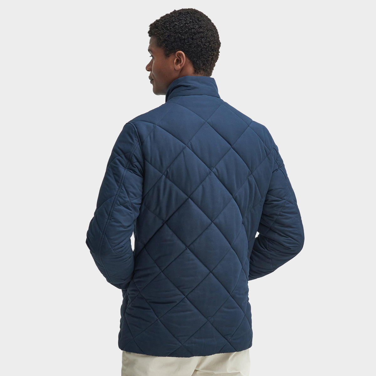 Barbour Mens City Chelsea Quilted Jacket Navy
