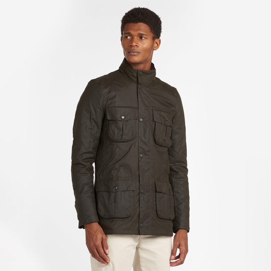Mens Corbridge Wax Jacket Olive