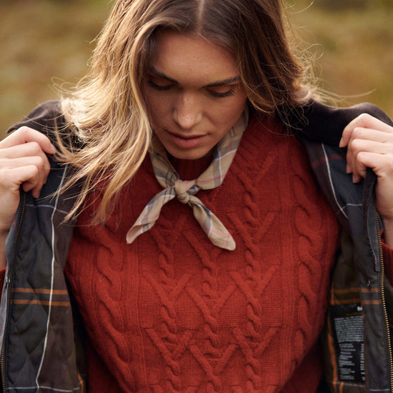 Womens Solway Knitted Jumper Spiced Pumpkin