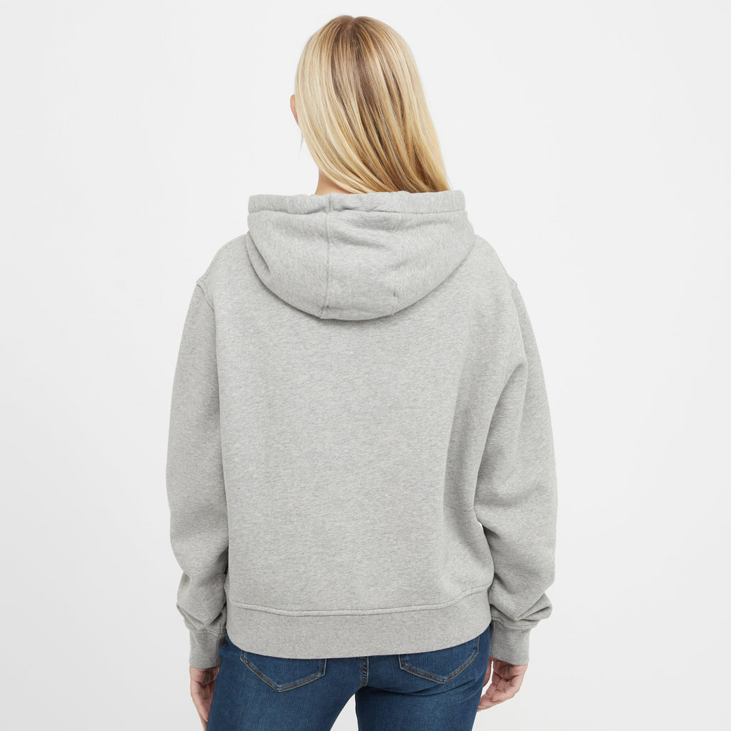 Womens Marsden Oversized Hoodie Light Grey Marl