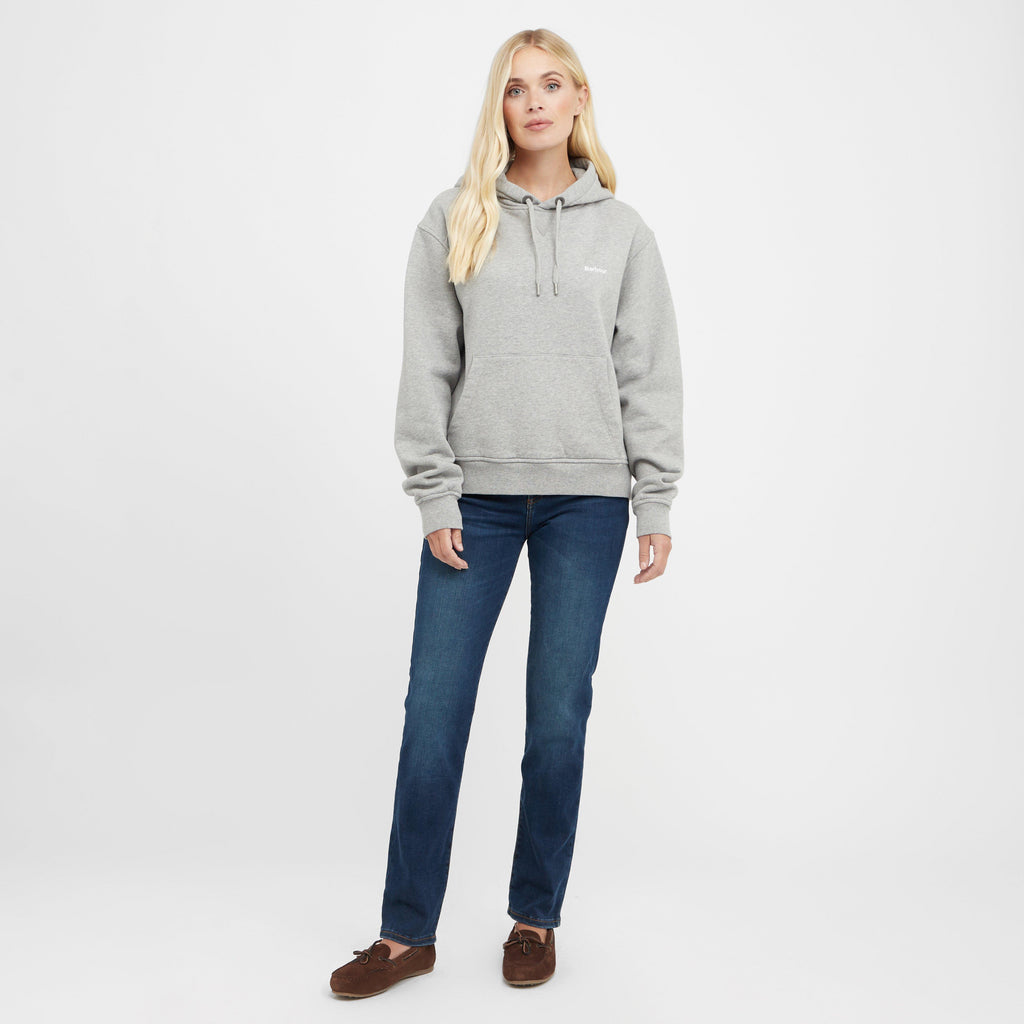 Womens Marsden Oversized Hoodie Light Grey Marl