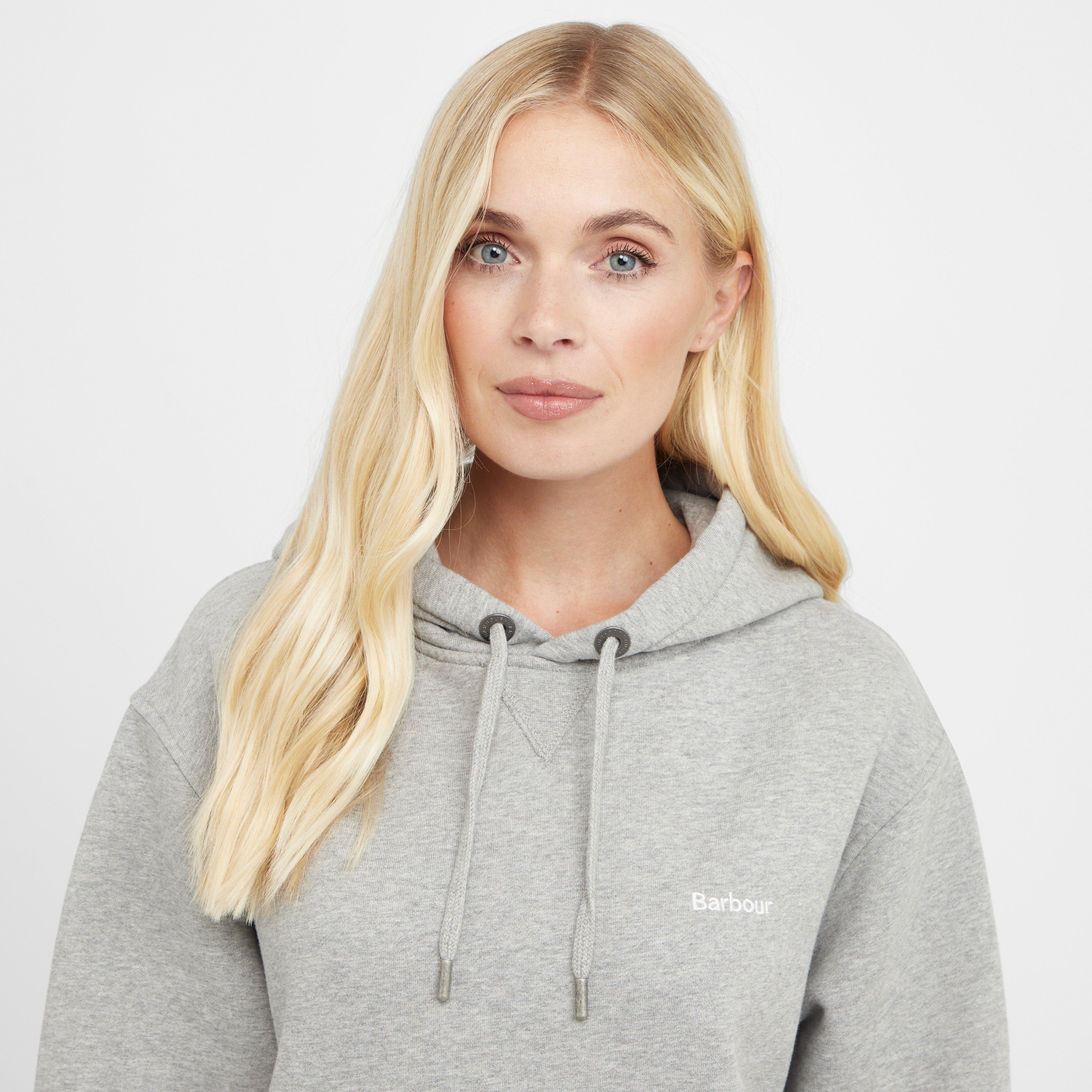 Womens Marsden Oversized Hoodie Light Grey Marl