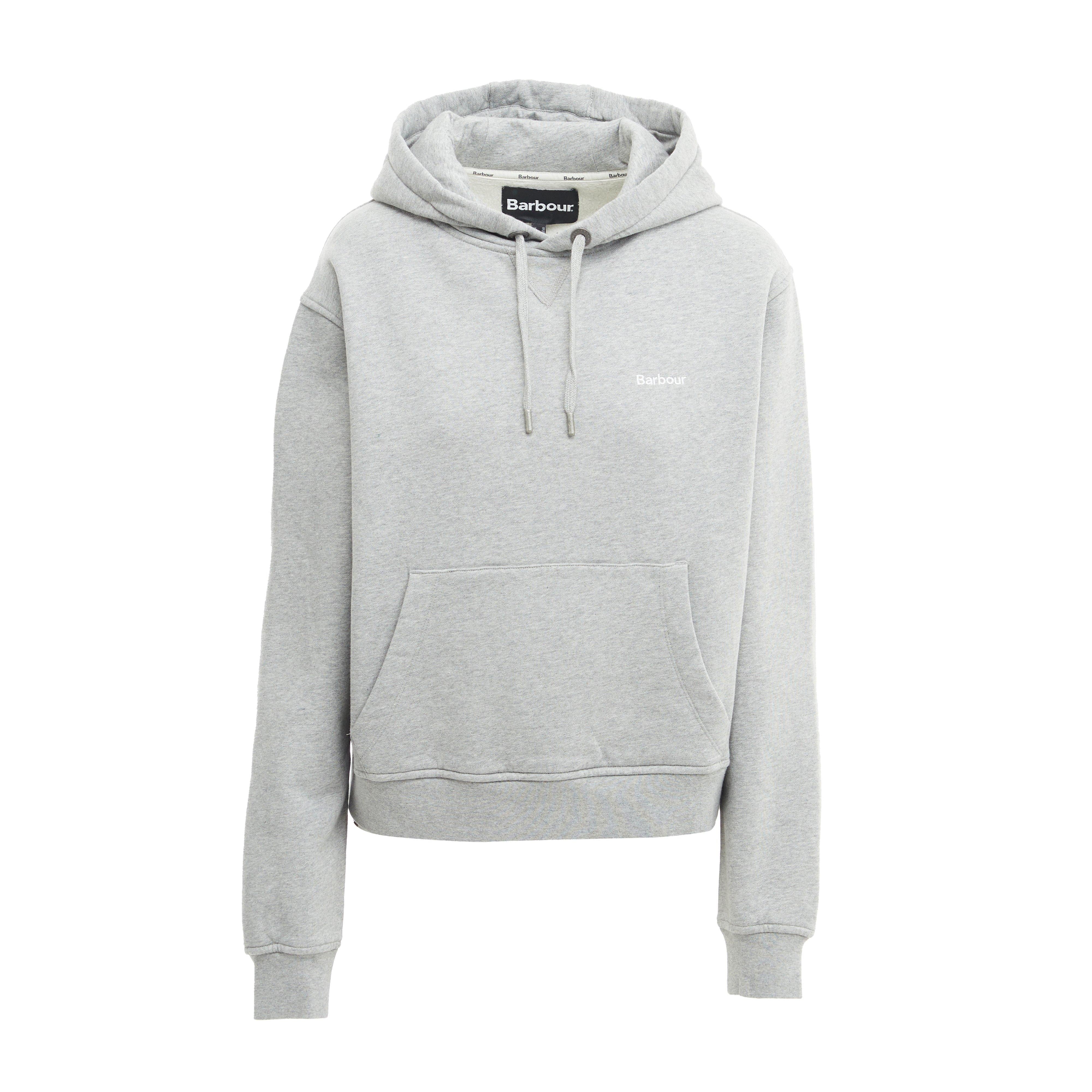 Womens Marsden Oversized Hoodie Light Grey Marl