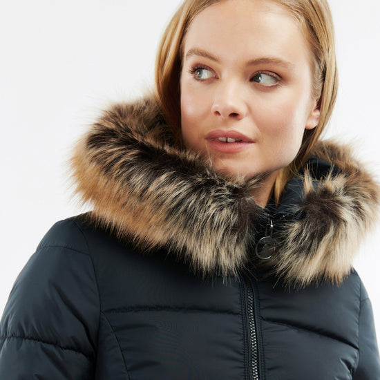 Womens Rosoman Quilt Black