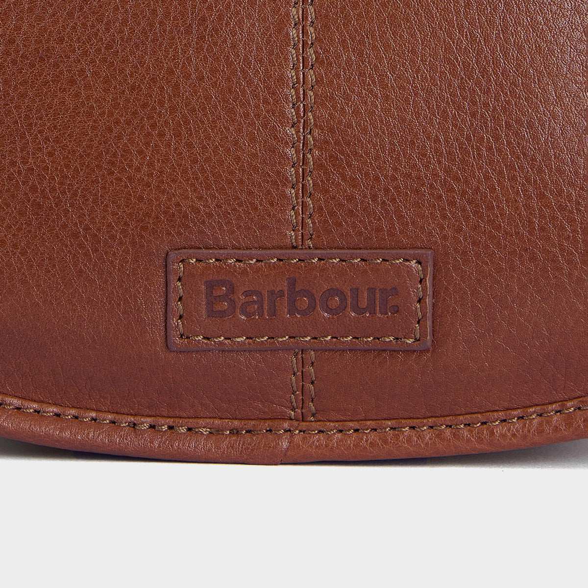 Laire Medium Leather Saddle Bag Brown