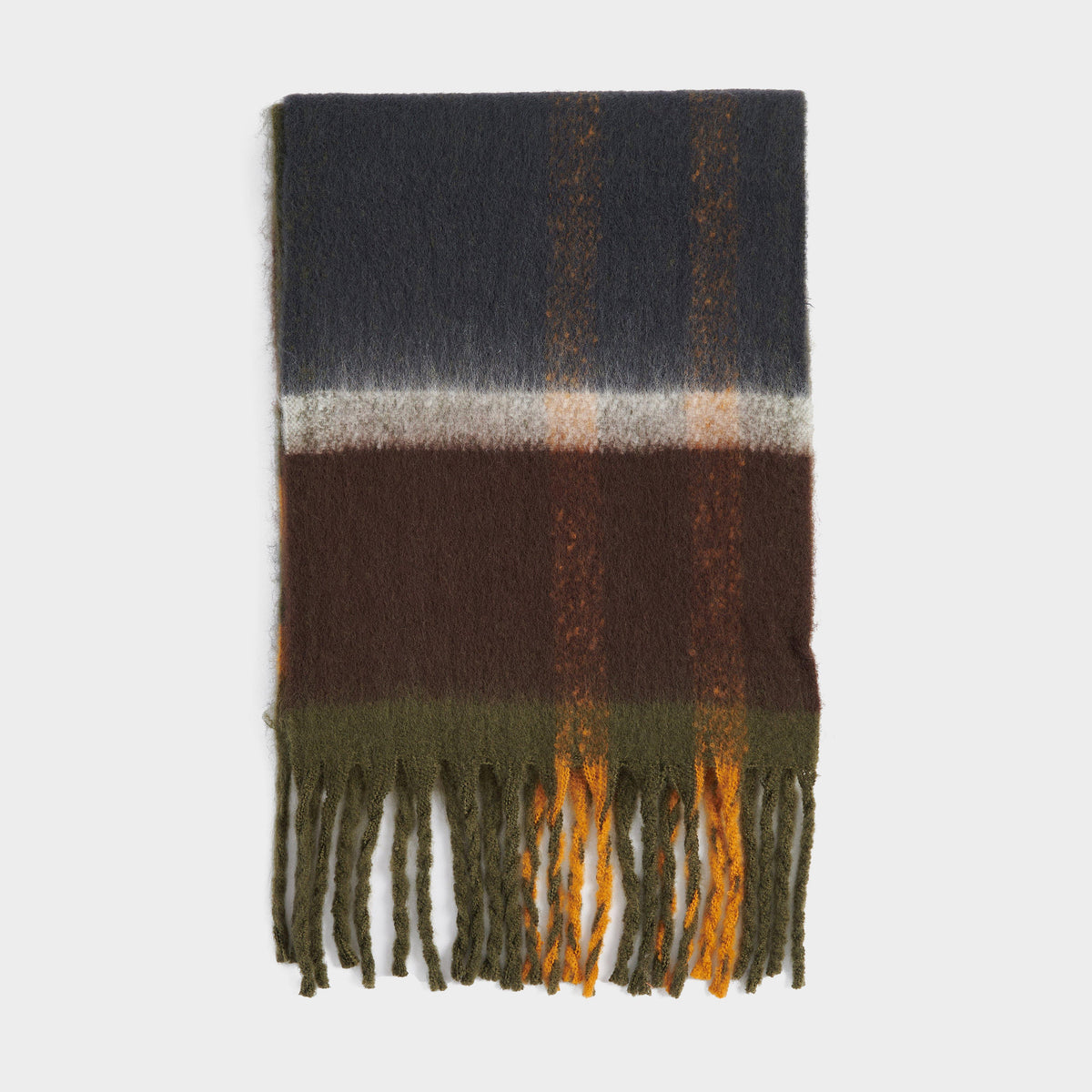 Isla Tartan Boucle Scarf Classic
