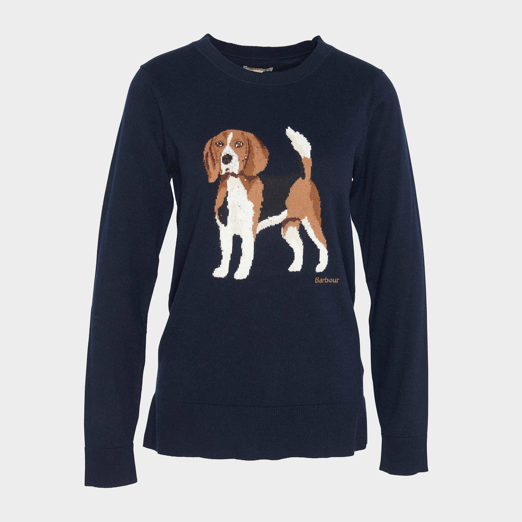 Womens Fareham Knitted Jumper Navy