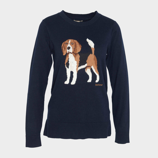 Womens Fareham Knitted Jumper Navy