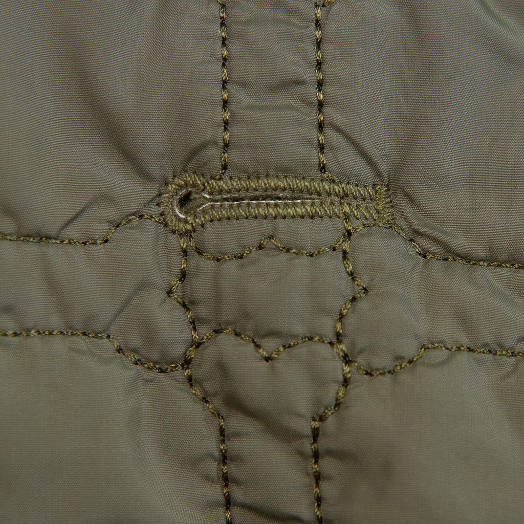 Dog Bone Quilted Dog Coat Dark Olive