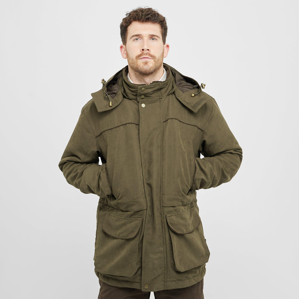 Hoggs of Fife Mens Kincraig Waterproof Field Jacket Olive Green