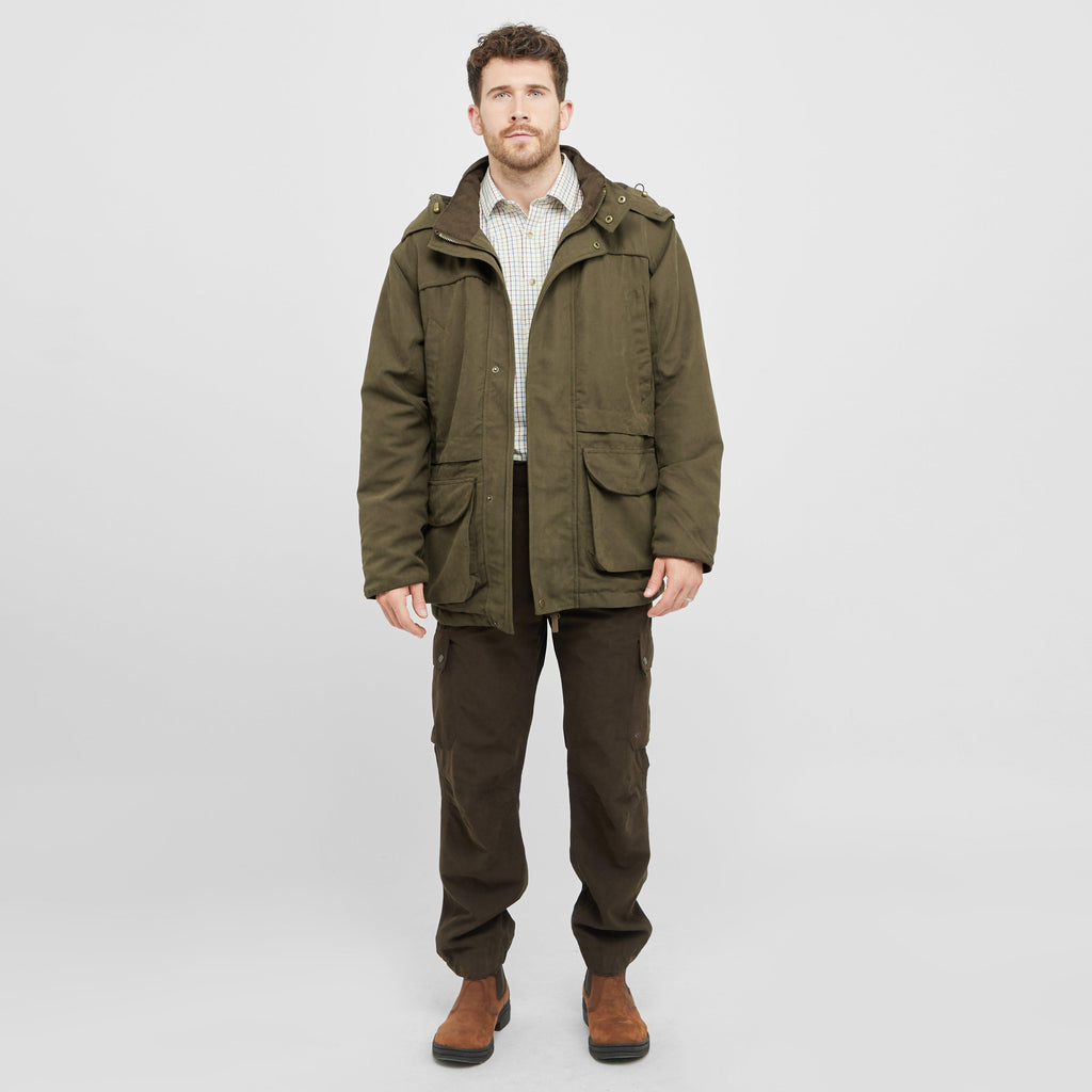 Mens Kincraig Waterproof Field Jacket Olive Green
