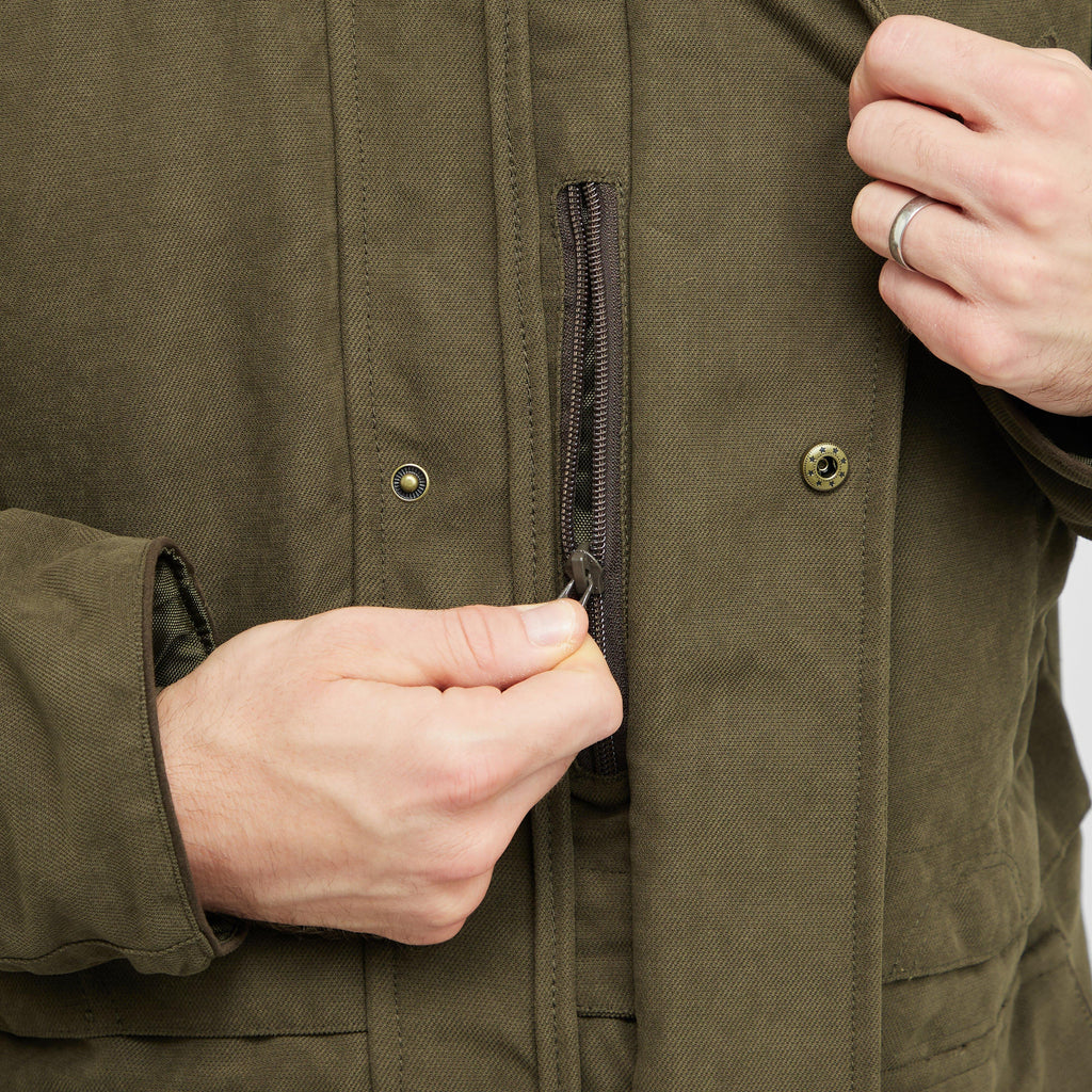 Mens Kincraig Waterproof Field Jacket Olive Green