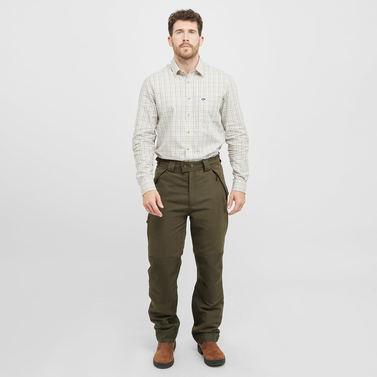 Mens Kincraig Waterproof Field Trousers Olive Green