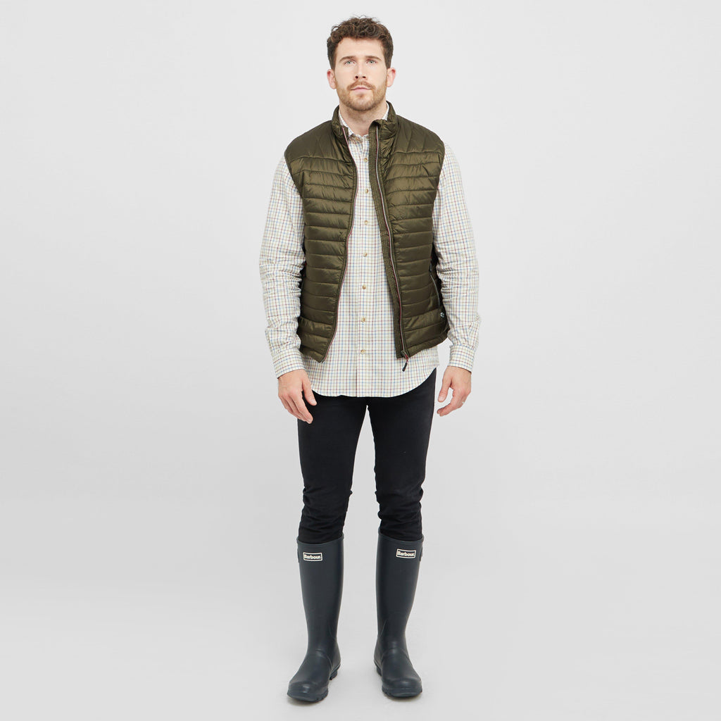 Mens Kingston Rip-Stop Gilet Olive/Merlot