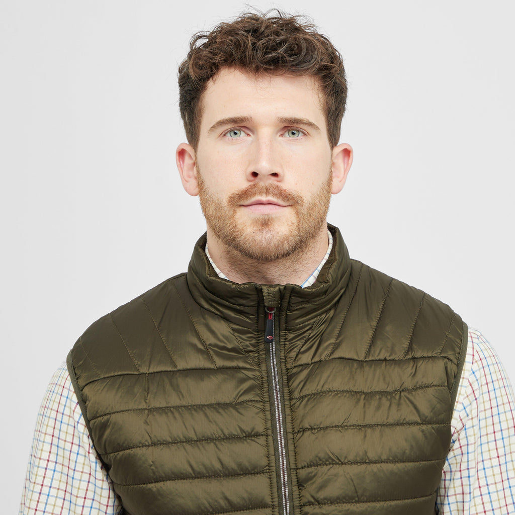 Mens Kingston Rip-Stop Gilet Olive/Merlot