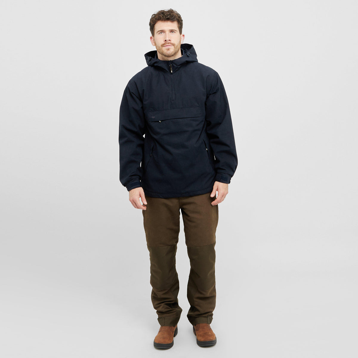 Mens Struther Smock Field Jacket Navy
