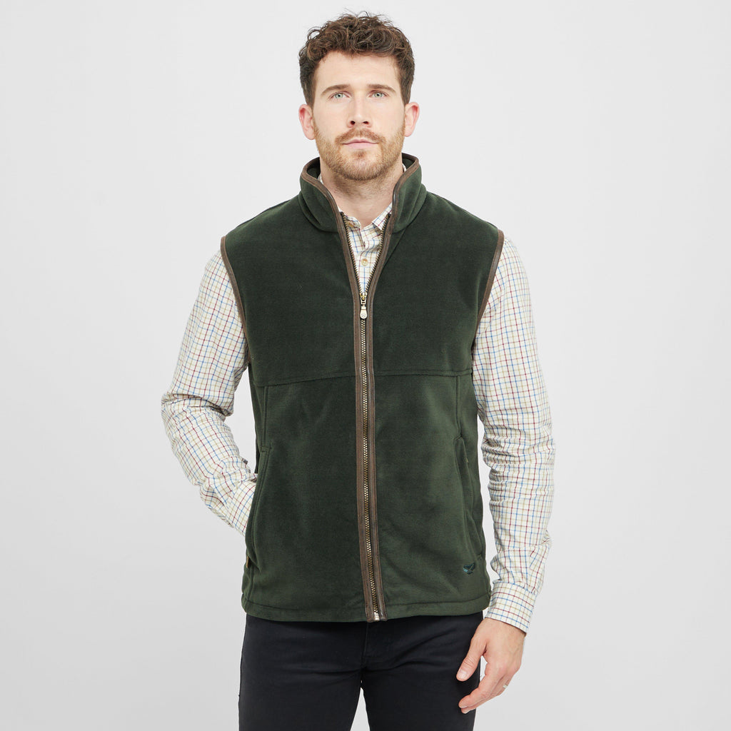 Mens Stenton Technical Fleece Gilet Pine