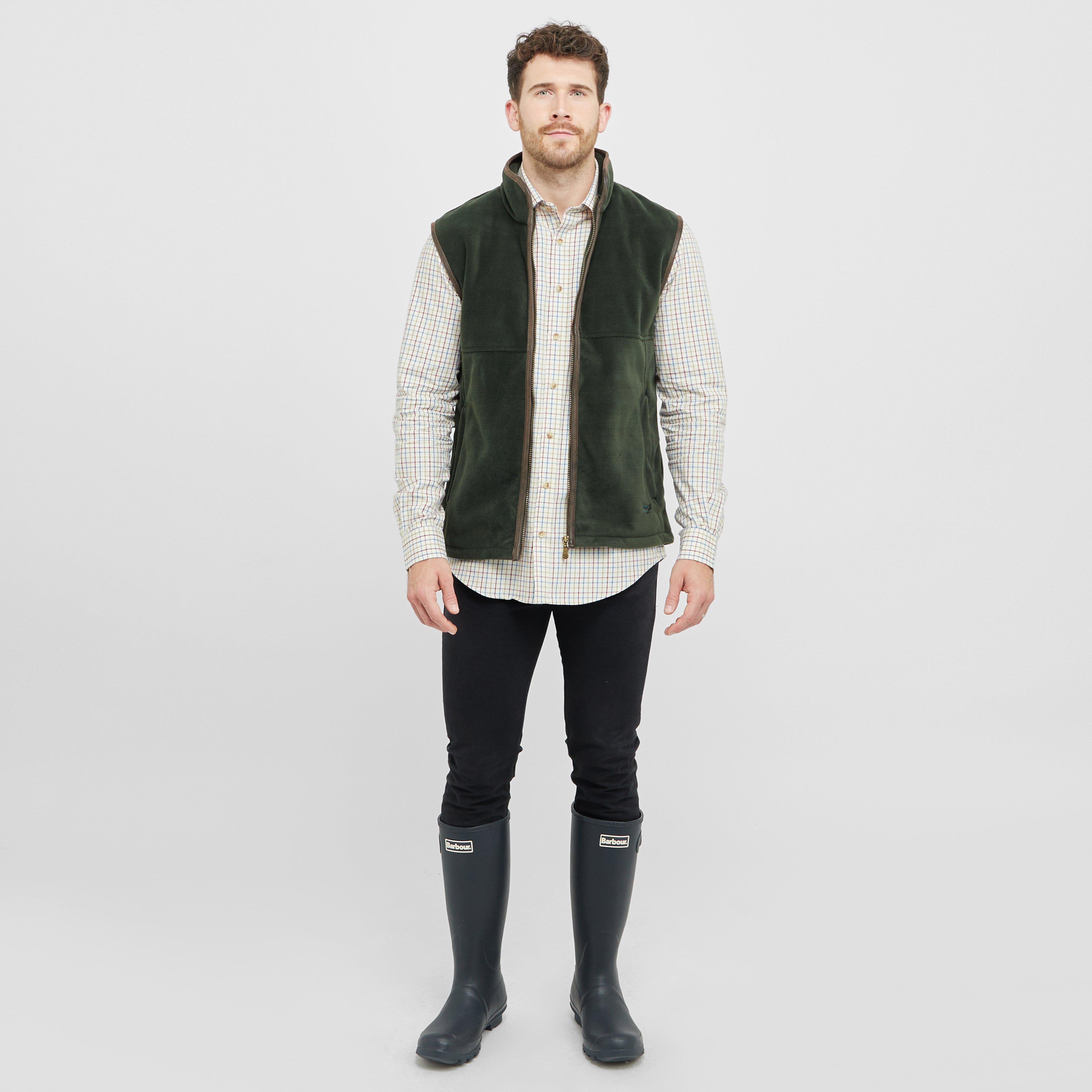 Mens Stenton Technical Fleece Gilet Pine